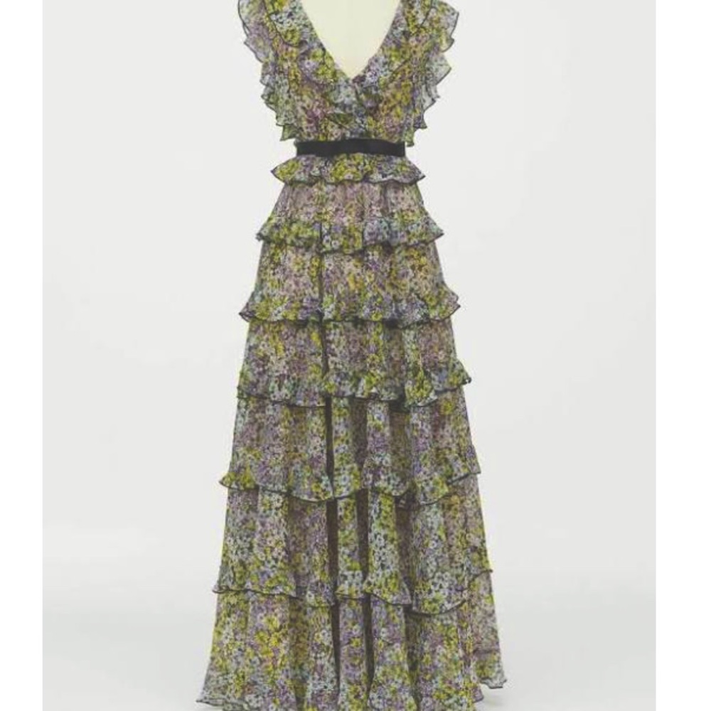 Giambattista Valli X Hm Long Tiered Dress